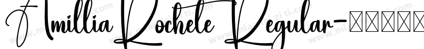 AmilliaRochete Regular字体转换